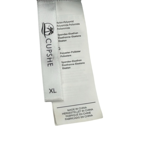 CUPSHE‎ Criss Cross Padded Adjustable Swim Top - Size XL - Picture 5 of 5